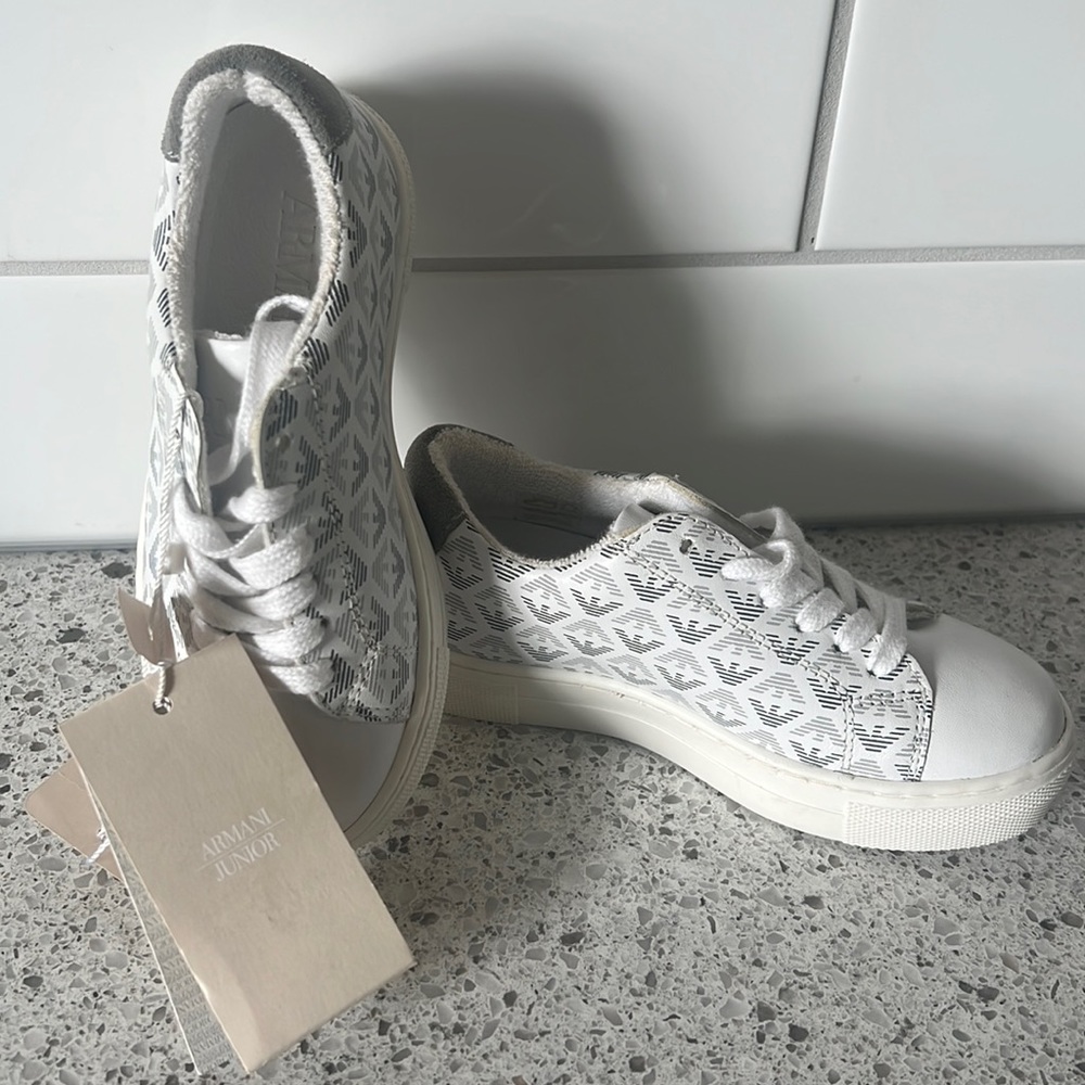Armani Junior girls tennis shoes